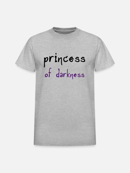 Princess of Darkness - Heavyweight Unisex T-Shirt by Gildan - heather gray