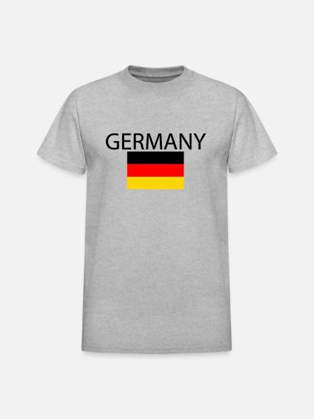 Germany - Heavyweight Unisex T-Shirt by Gildan - heather gray