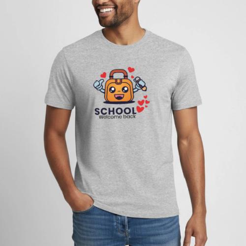 first day of school outfit- school Welcome back - Heavyweight Unisex T-Shirt by Gildan