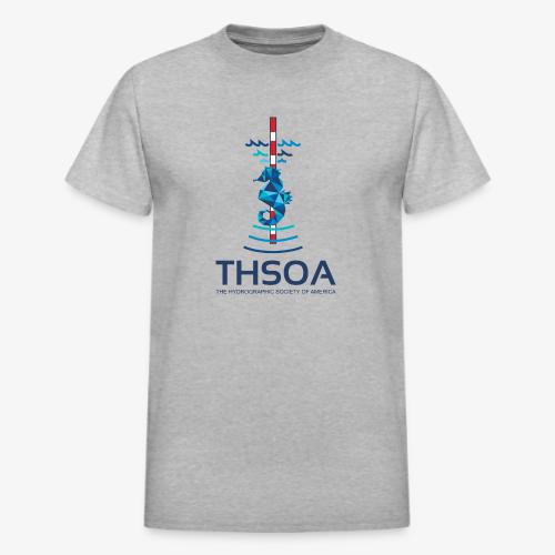 Seahorse Geo Type - Heavyweight Unisex T-Shirt by Gildan
