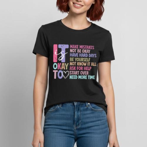 Harmony Collection - It s Okay To Make Mistakes - Heavyweight Unisex T-Shirt by Gildan