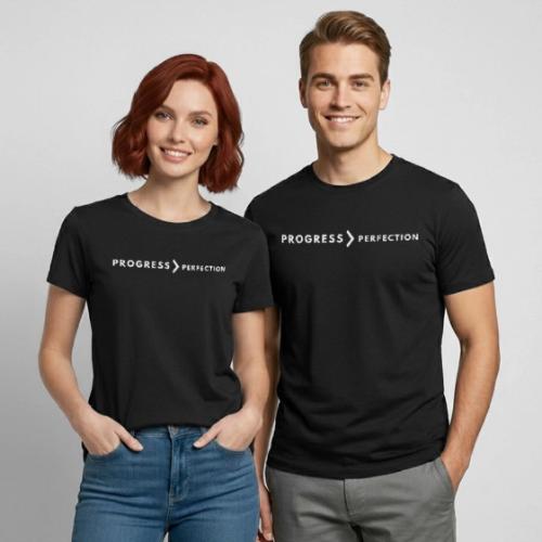 PROGRESS GREATER THAN PERFECTION - Heavyweight Unisex T-Shirt by Gildan