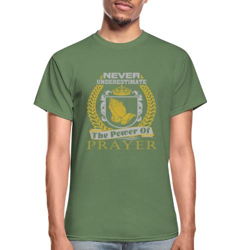 NEVER Underestimate The Power Of Prayer T-Shirts - Gildan Ultra Cotton Adult T-Shirt