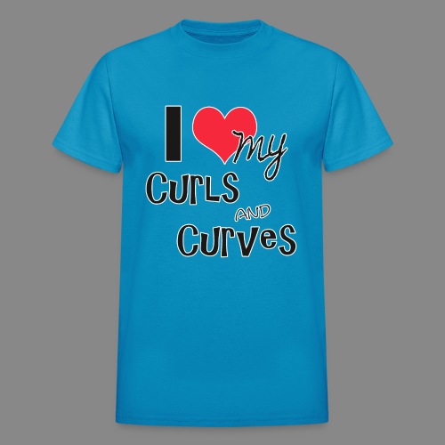 Curls and Curves - Gildan Ultra Cotton Adult T-Shirt