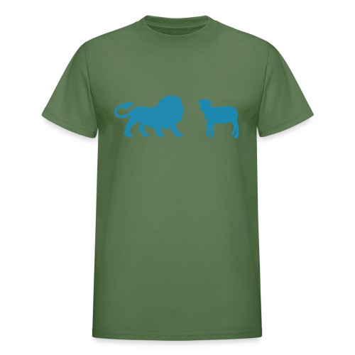 Lion and the Lamb - Gildan Ultra Cotton Adult T-Shirt