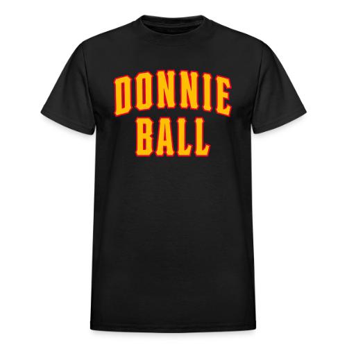 Donnie Ball (Red) - Heavyweight Unisex T-Shirt by Gildan