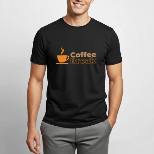 Coffee break - Heavyweight Unisex T-Shirt by Gildan