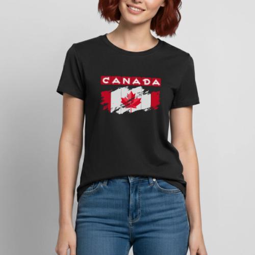 Canada, Inspired by the Canadian flag - Heavyweight Unisex T-Shirt by Gildan