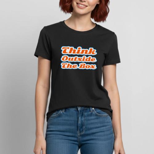 Think Outside the Box — Creative Mindset Script - Heavyweight Unisex T-Shirt by Gildan