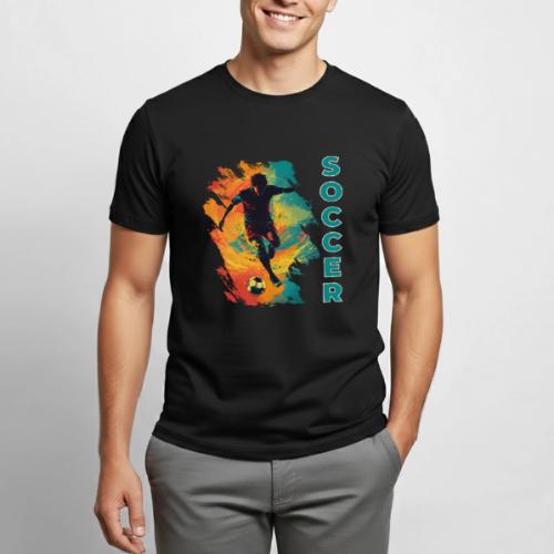 Soccer Hero Mode - Heavyweight Unisex T-Shirt by Gildan