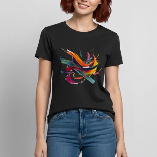 Colorful Waves - Heavyweight Unisex T-Shirt by Gildan