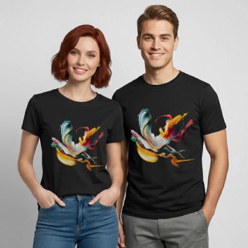 Abstract Chaos - Heavyweight Unisex T-Shirt by Gildan
