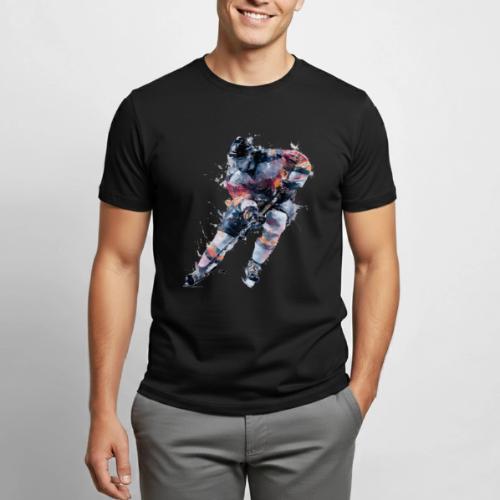 Hockey: Frozen Motion - Heavyweight Unisex T-Shirt by Gildan