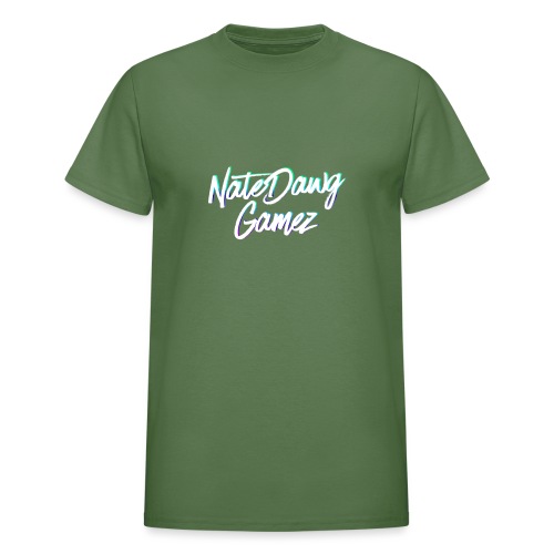 Newel Black Painted tp Nate- - Gildan Ultra Cotton Adult T-Shirt