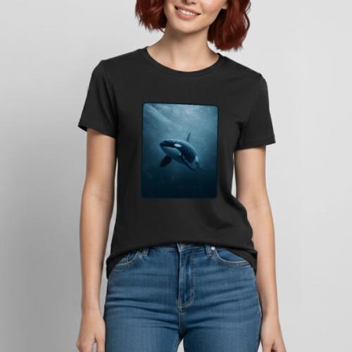 Orca Ocean Wildlife Design - Heavyweight Unisex T-Shirt by Gildan