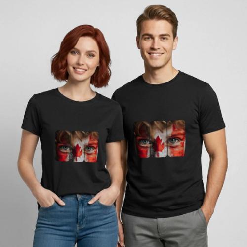 Canada: Maple Leaf Gaze - Heavyweight Unisex T-Shirt by Gildan