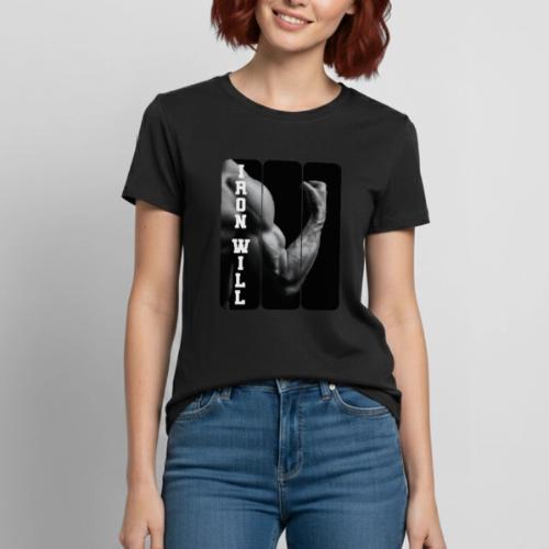 Bodybuilding: Iron Will - Heavyweight Unisex T-Shirt by Gildan