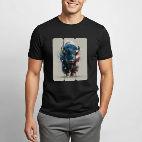 USA: Spirit of the Plains - Heavyweight Unisex T-Shirt by Gildan