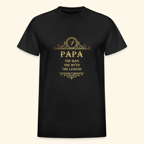Papa the man the myth the legend - 2 - Gildan Ultra Cotton Adult T-Shirt