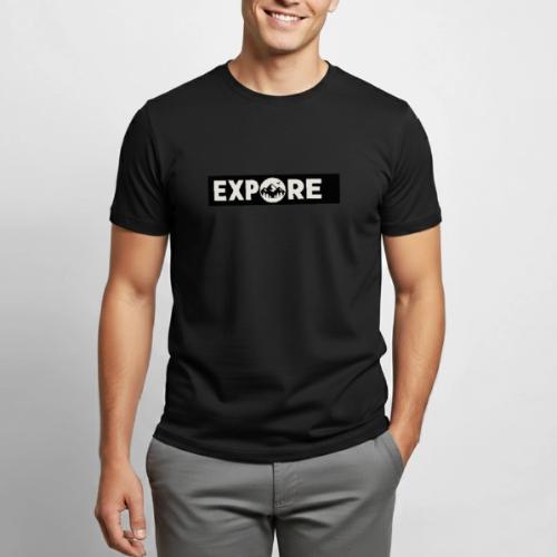 Adventure Oxygen Nature Mountain Forest Typography - Heavyweight Unisex T-Shirt by Gildan