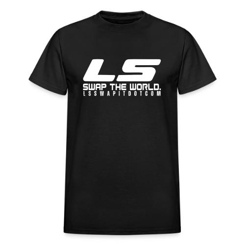 LS SWAP THE WORLD DOT COM - Heavyweight Unisex T-Shirt by Gildan