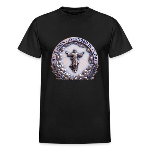 He Is Risen Ascended In Glory T Shirt, Gift - Heavyweight Unisex T-Shirt by Gildan