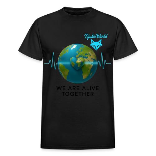 Alive We Live Together bez pozad - Heavyweight Unisex T-Shirt by Gildan