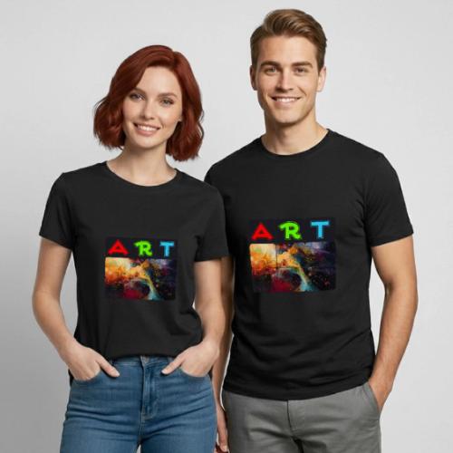 Waves of Art - Heavyweight Unisex T-Shirt by Gildan
