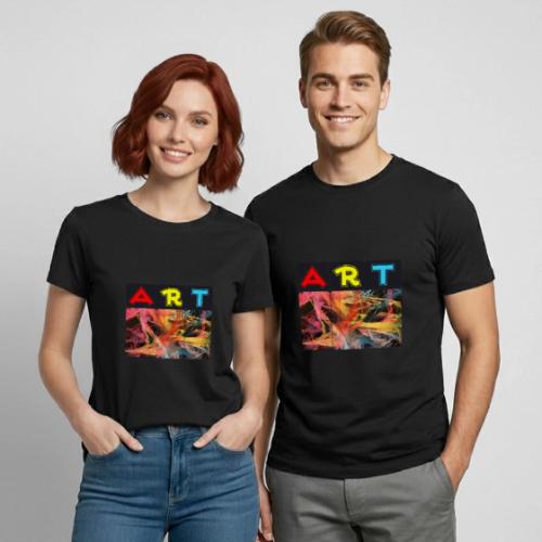 Chaotic Threads of Art - Heavyweight Unisex T-Shirt by Gildan