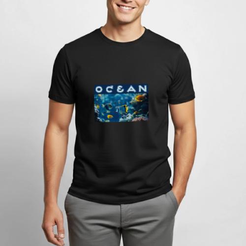 Ocean: Underwater Radiance - Heavyweight Unisex T-Shirt by Gildan