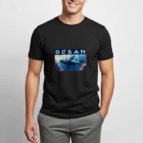 Ocean: Majestic Deep - Heavyweight Unisex T-Shirt by Gildan