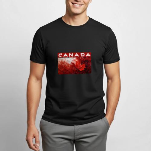 Canada Painted Pride - Heavyweight Unisex T-Shirt by Gildan