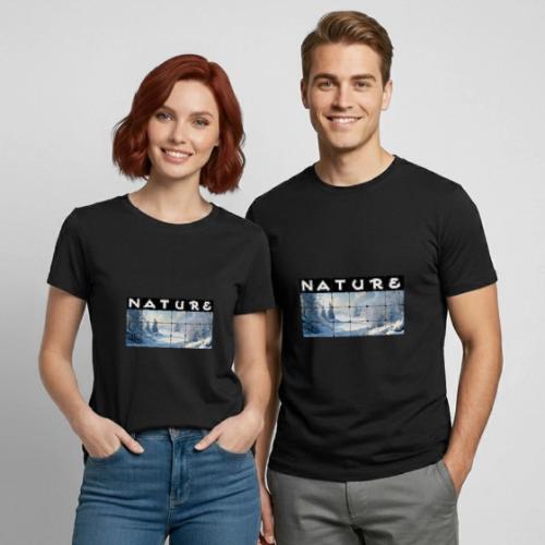 Nature: Frozen Horizon - Heavyweight Unisex T-Shirt by Gildan