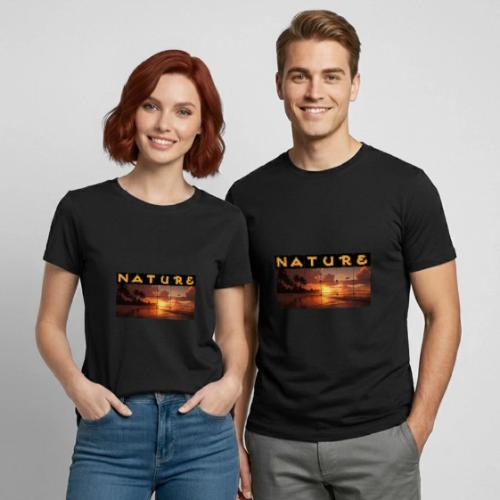 Nature: Sunset Serenity - Heavyweight Unisex T-Shirt by Gildan