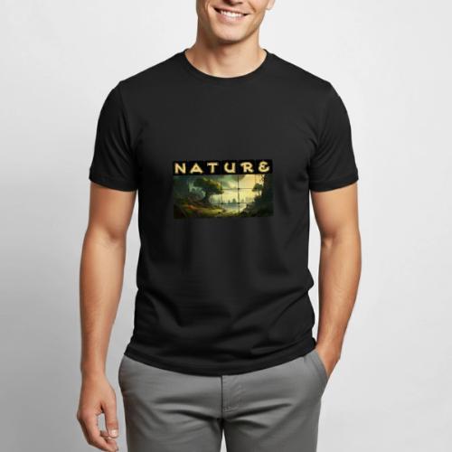 Whispers of Green Peaks - Heavyweight Unisex T-Shirt by Gildan