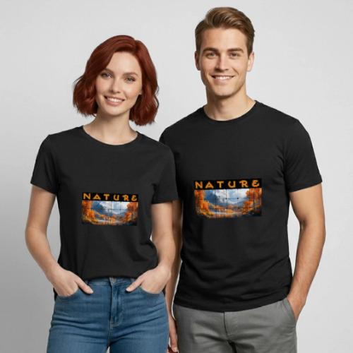 Nature: Golden Autumn Escape - Heavyweight Unisex T-Shirt by Gildan