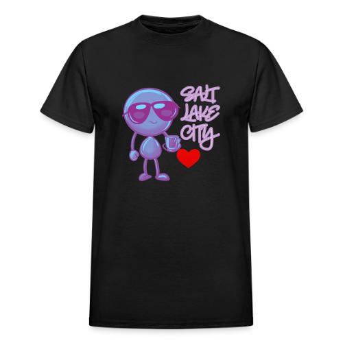 Smoon City 19 Salt Lake City - Heavyweight Unisex T-Shirt by Gildan