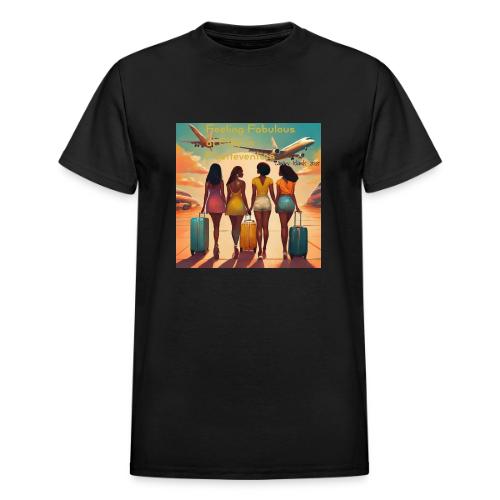 Mrs. S Good Girlfriends Retreat Feeling Fabulous - Heavyweight Unisex T-Shirt by Gildan
