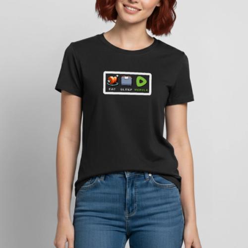 Eat Sleep Rumble merch - Heavyweight Unisex T-Shirt by Gildan