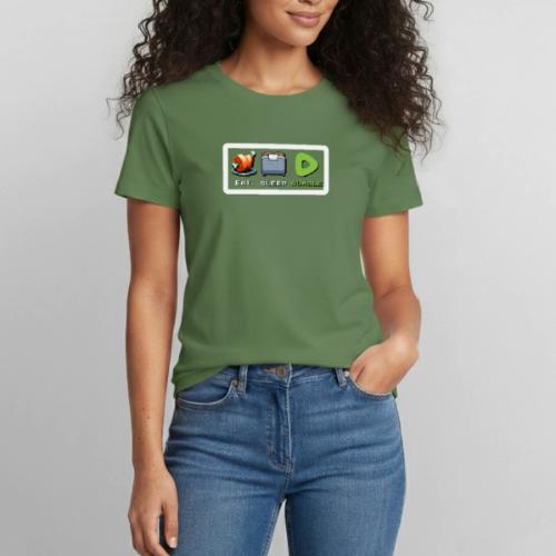 Eat Sleep Rumble merch - Heavyweight Unisex T-Shirt by Gildan