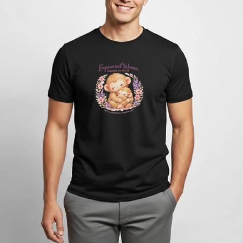 Empowered Women Empower The World Art - Heavyweight Unisex T-Shirt by Gildan