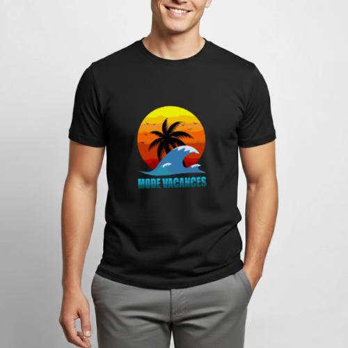 Vacation Mode: Tropical Escape - Heavyweight Unisex T-Shirt by Gildan