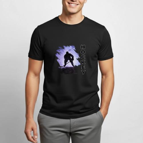 Hockey Charge - Heavyweight Unisex T-Shirt by Gildan