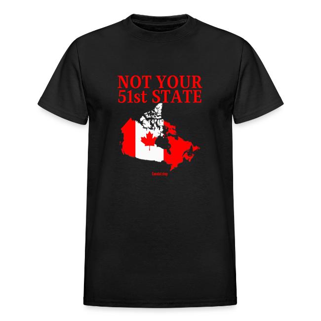 Canada Is Not Your 51st State - Canada Map Flag
