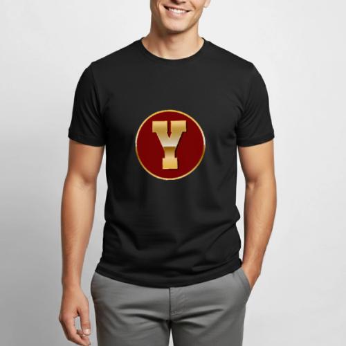 Letter Y – Capital Varsity Alphabet Monogram - Heavyweight Unisex T-Shirt by Gildan