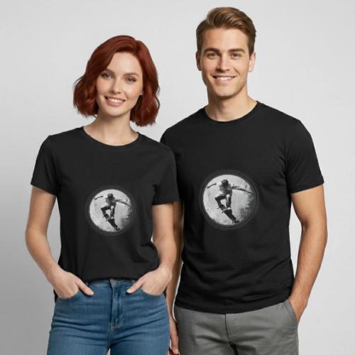 Skateboarding Vibes Only - Heavyweight Unisex T-Shirt by Gildan