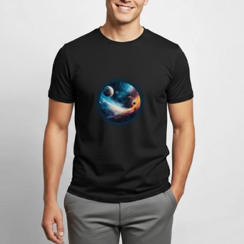 Planets Among Colors - Heavyweight Unisex T-Shirt by Gildan