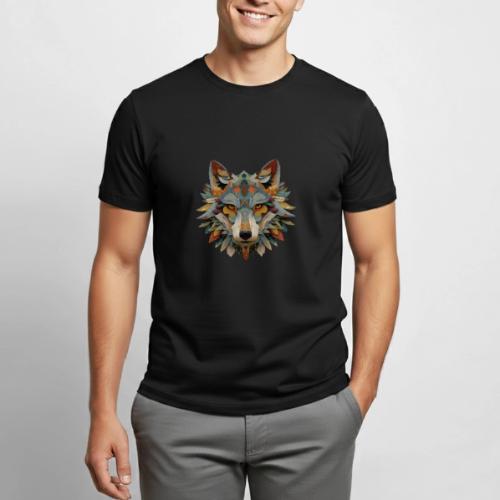 Spectrum Wolf Vision - Heavyweight Unisex T-Shirt by Gildan
