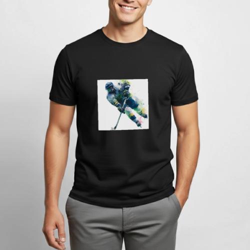 Hockey: Frozen Motion - Heavyweight Unisex T-Shirt by Gildan