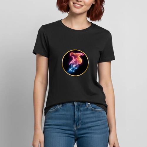 Skateboarding: Golden Trick Rider - Heavyweight Unisex T-Shirt by Gildan